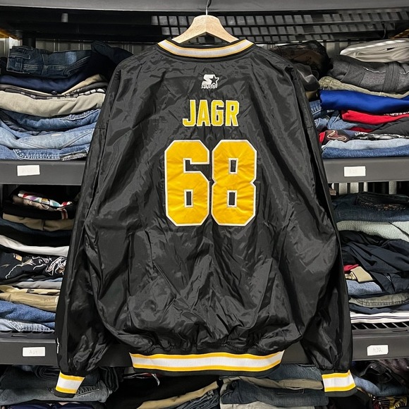 Vintage 90s Pittsburgh Penguins Jaromir Jagr Pullover Jersey Starter Mens XL - Picture 2 of 12